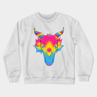 Pansexual Pride Flag Dragon - 2018 Crewneck Sweatshirt